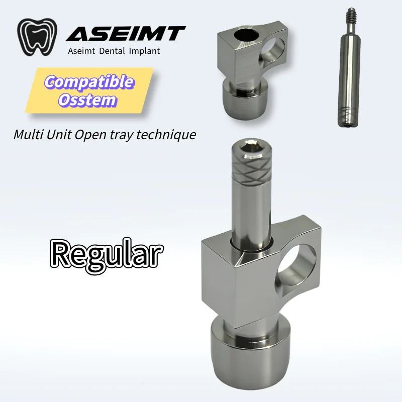 

For Osstem TS Compatible Impression Coping Pick-up Multi Unit Open Tray Technique for Internal Hex Implant Metal