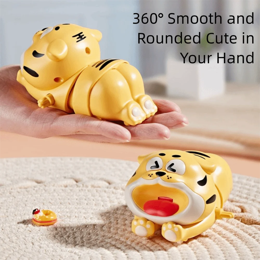 Climbing Tigers Clockwork Toys Interactive Movable Animals Tigers Wind-up Toy Funny Cute Tigers Clockwork Model Kindergarten