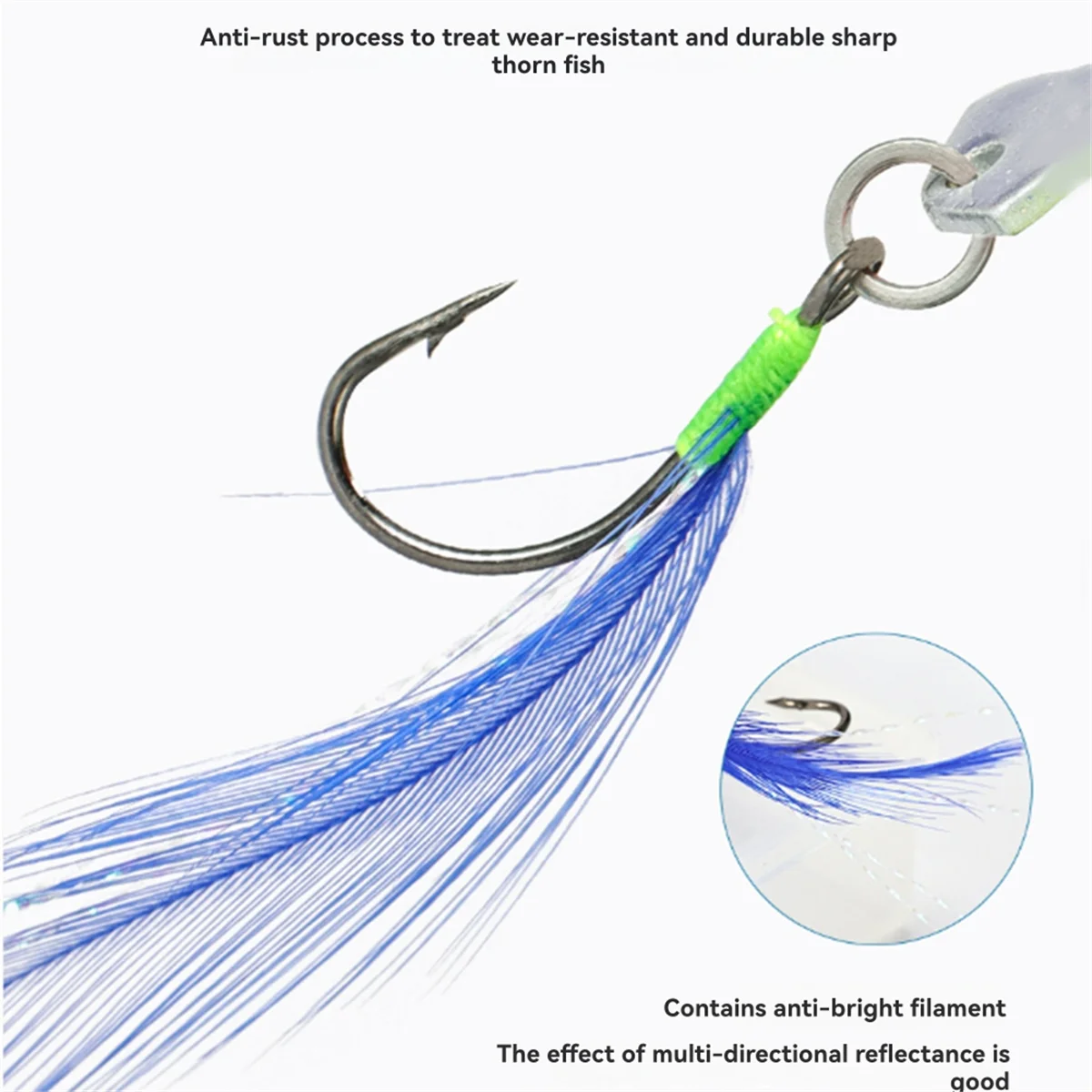 ABJQ 10Pcs Fishing Metal Spinners Lures with Hook 3g Spinnerbaits Wobbler Jigging Spoon Lures Twisted Blades