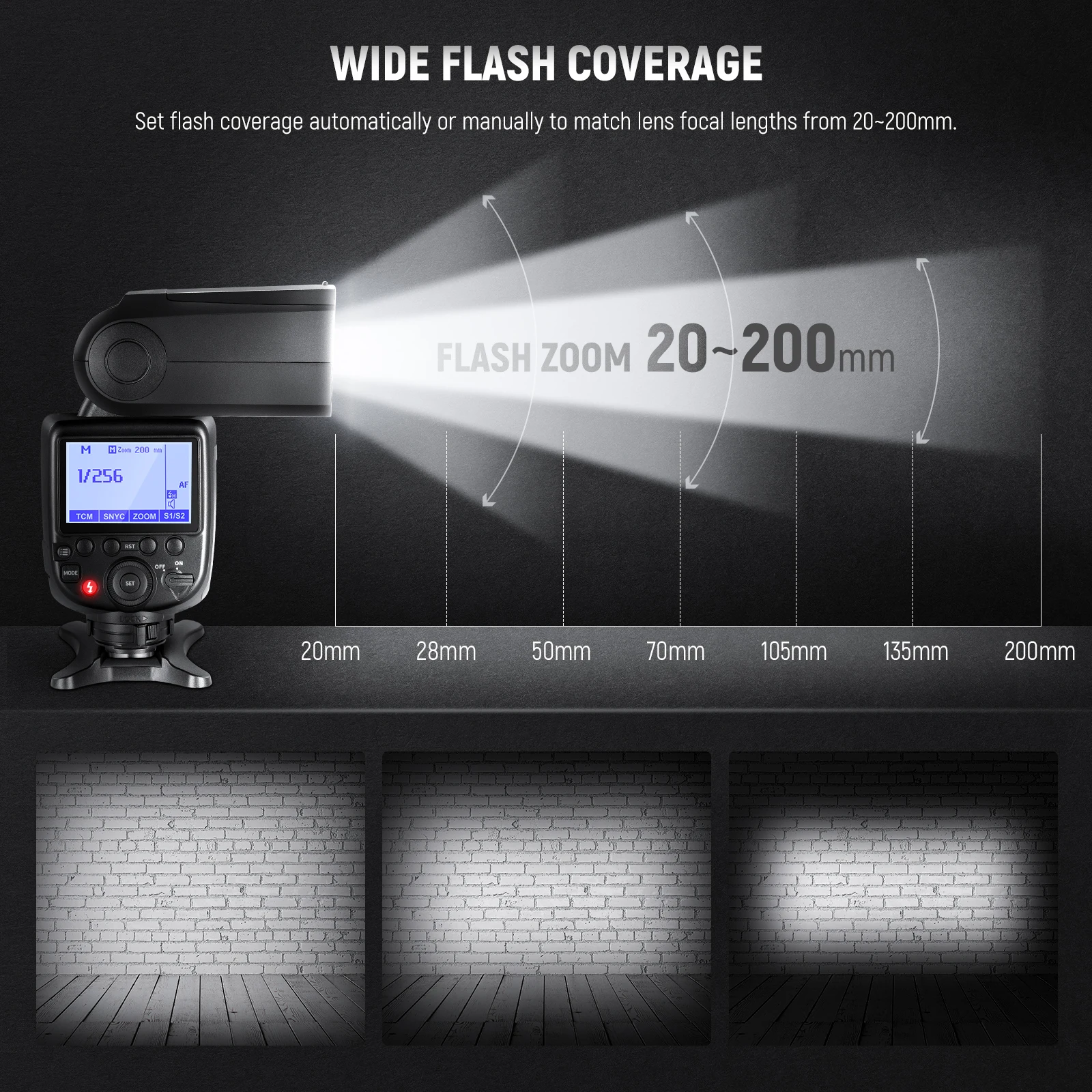 NEEWER NW700 Flash GN60 TTL Speedlite compatibile con fotocamere DSLR Canon, funzione TCM, Flash a piena potenza 230