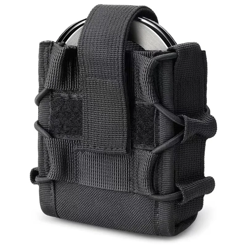 Molle Tactical Handcuffs Pouch Shackles Holder Case Universal Handcuffs Holster Quick Release Standard Chain Cuffs for Vest