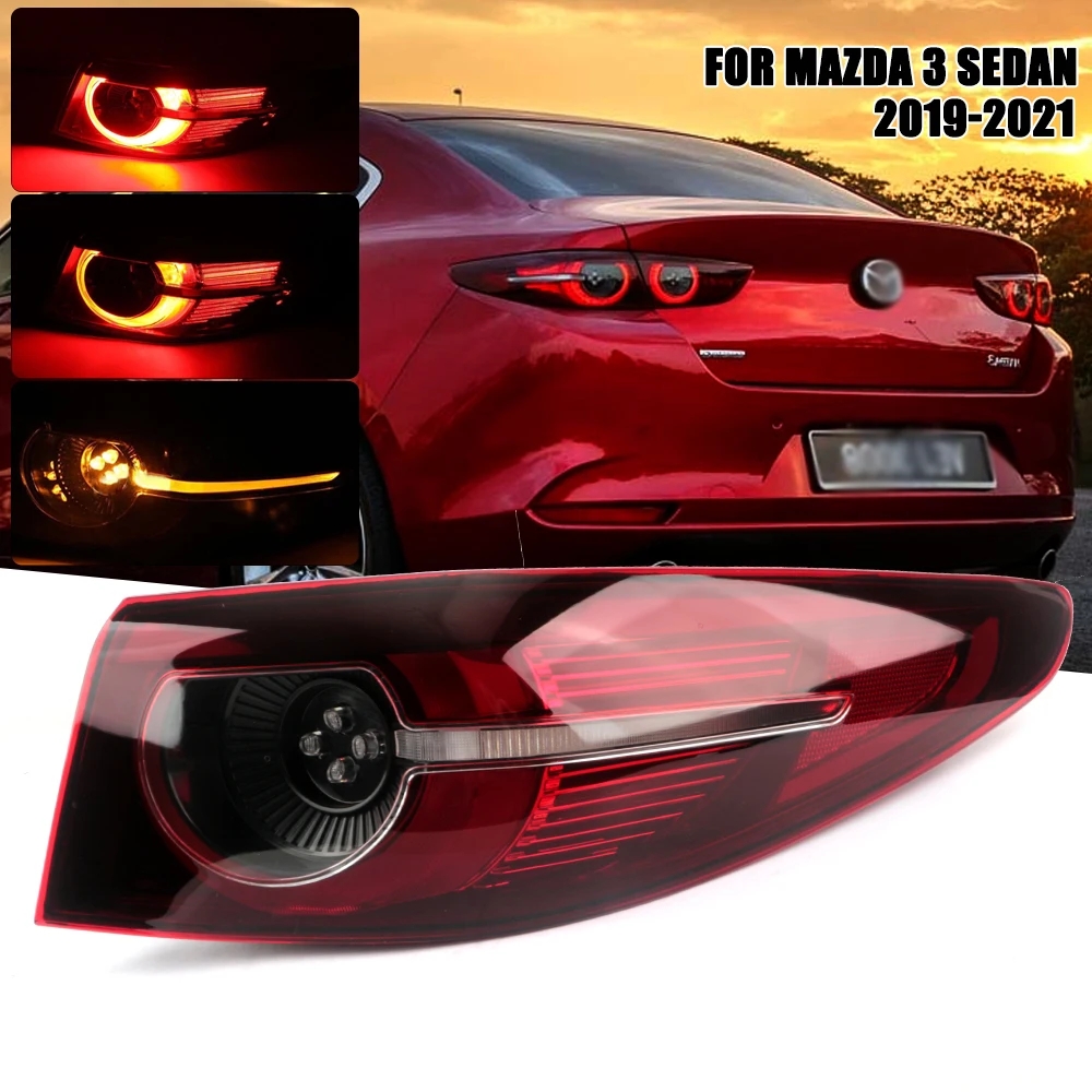 

Светодиодный задний фонарь для Mazda 3 Sedan 2019-2021, левый/правый задний стоп-сигнал