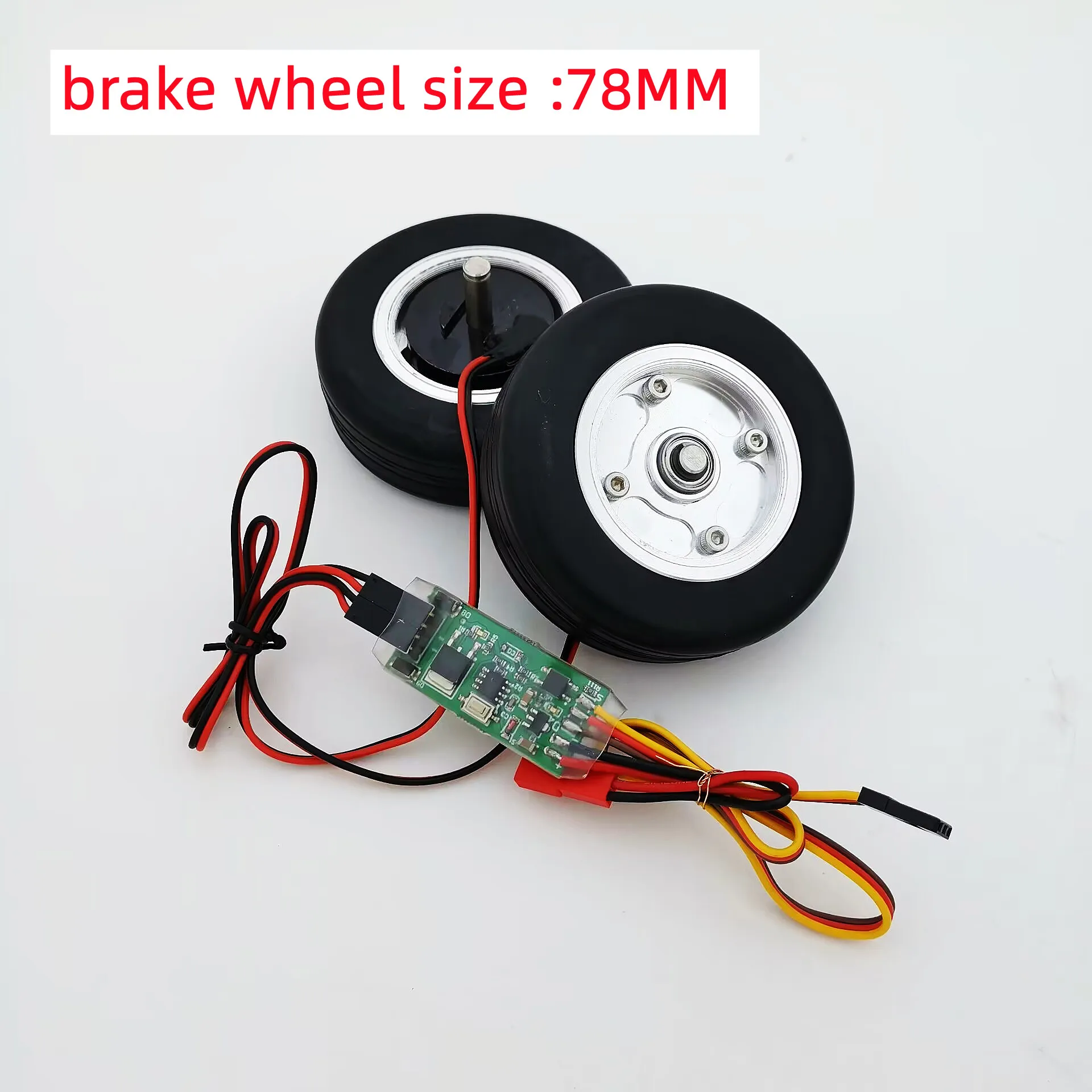 electric brake wheel for rc airplane  turbine jet  65 78 90 102 115MM all kinds size for option