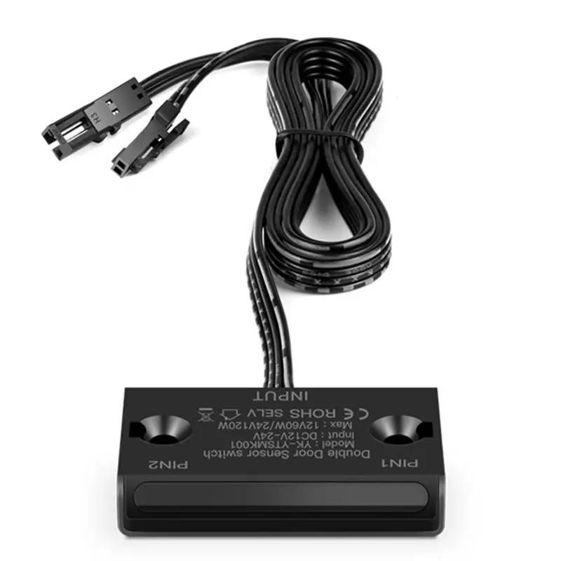 

【FLASH DEAL】Cabinet Door Sensor Control Switch DC12V-24V Double Side Induction For LED Strip/For Bar Light Wardrobe Closet Cupbo
