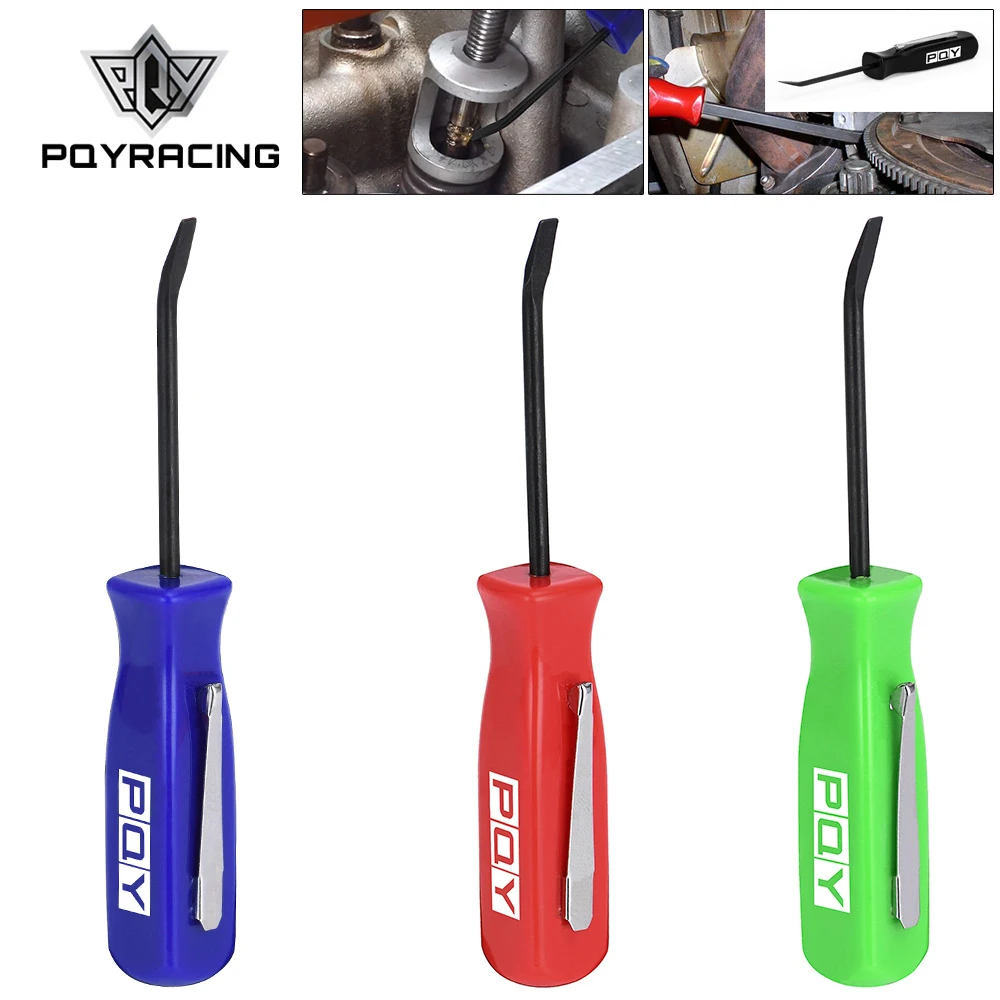 PQY - 1pcs Pocket Pry Bar Short Angled Operating Handy Tool 4-Sided Grip PQY-GJ005-QY