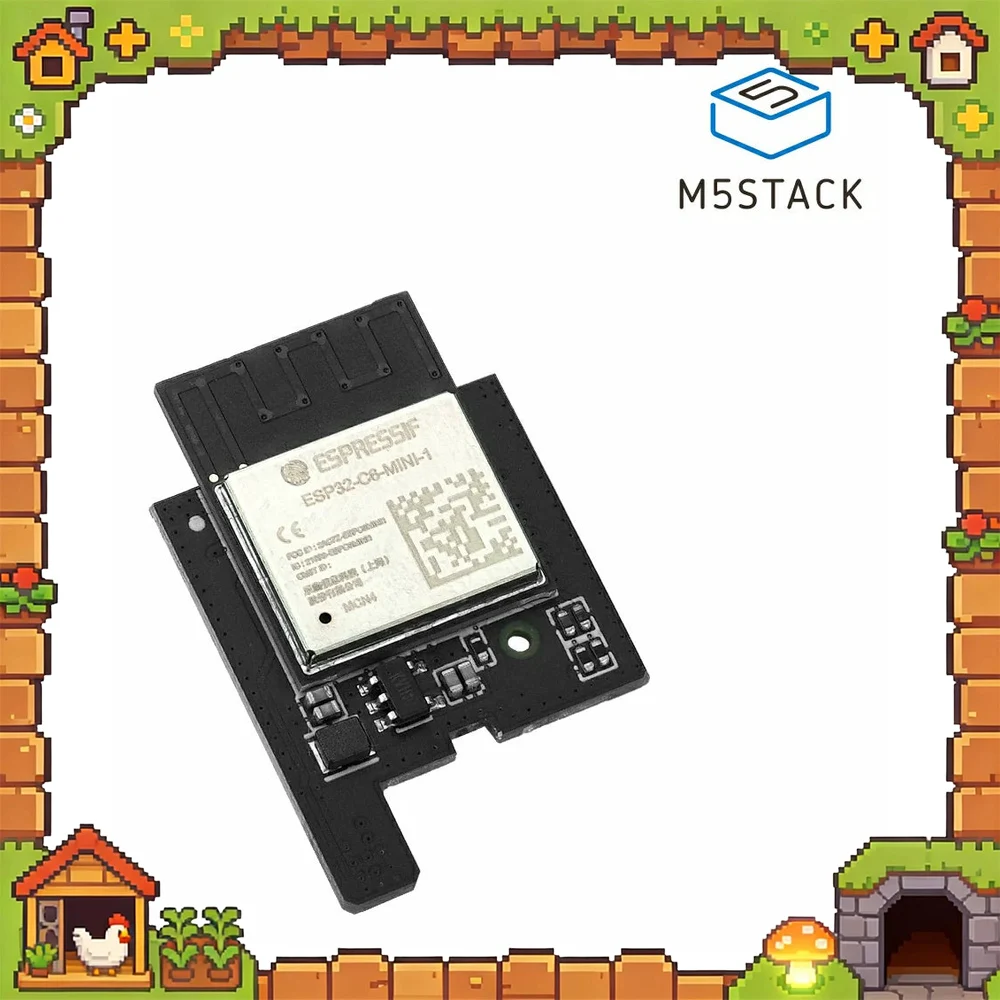M5Stack Stamp-AddOn C6 for P4 ESP32-C6 WiFi Expansion Module for M5Stamp ESP32-P4 Development