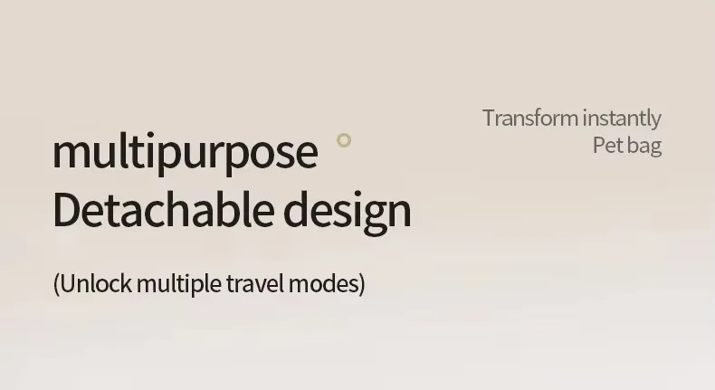 2026 New Separable Pet Stroller, Portable One Click Recycling Cat Stroller, Universal Lightweight Baby Stroller for Travel