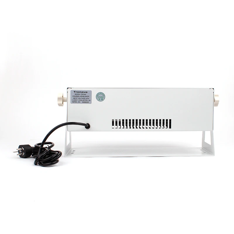 مزيل ثابت منفاخ الهواء المؤين الأفقي مزيل كهرباء