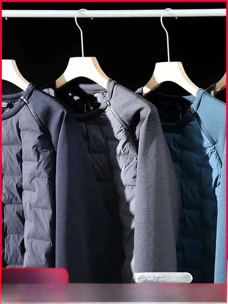 

Outdoor Thermal Long Sve Hoodie Thiened Cotton Loing Men's Sweatirt Stand Fit Daily Wear Nylon Polyester Blend