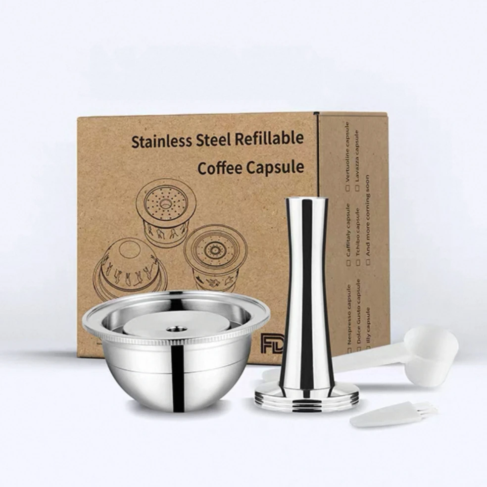 مناسبة لملحقات آلة إعادة تدوير كبسولة القهوة من الفولاذ المقاوم للصدأ NESPRESSO Nestlé Vertuo Nespresso