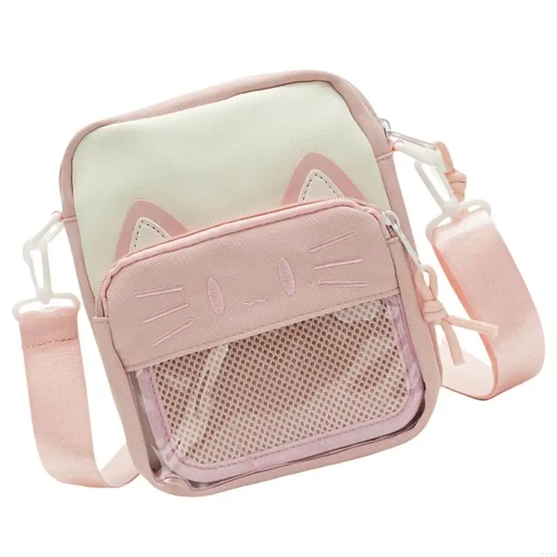 Borsa a tracolla harajuku 340d Clear Clear Itabag Borsa a traversa per gatti BASSE PELLE PELLA GIANSEGGIO Giappone per ogni