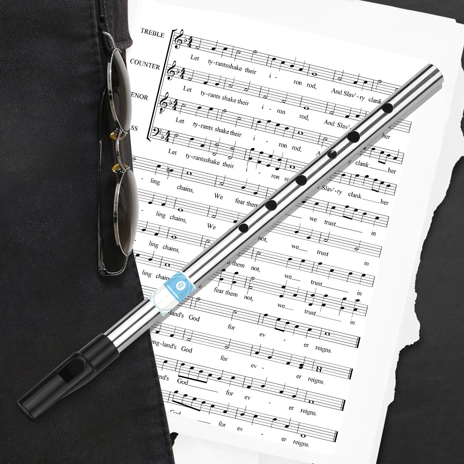 Irish Whistle Flute Key of D 6 Holes Flute Wind Musical Instruments for Beginners Intermediates Experts