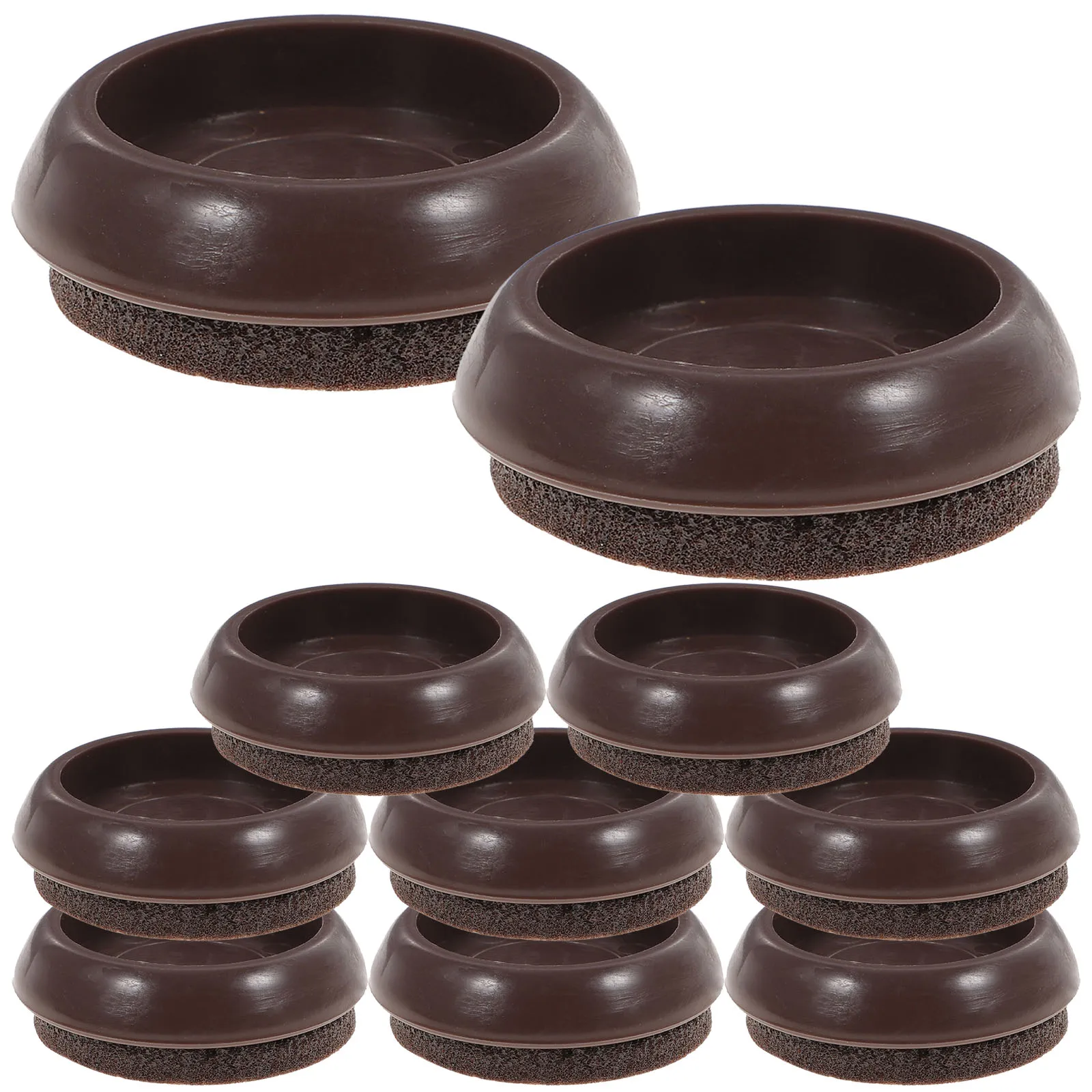 

10Pcs Heavy Duty Furniture Coaster Caster Cups Stopper for Chairs Sofas Wheel Floor Protectors Furniture Coasters
