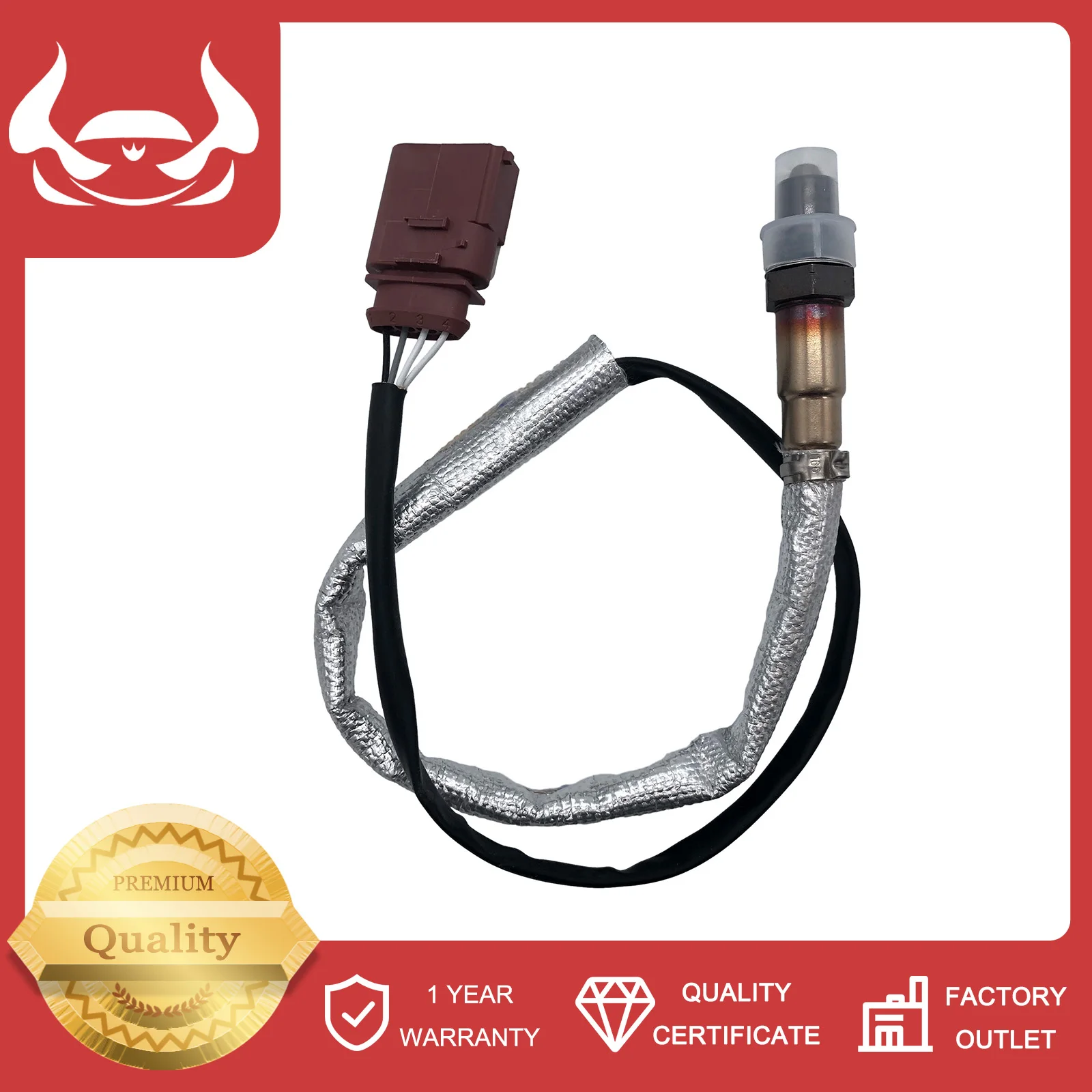 

Oxygen Sensor Lambda Sensor AIR FUEL RATIO O2 SENSOR 234-4808 2344808 For AUDI PORSCHE VOLKSWAGEN 06A906262F 06A 906 262 AJ