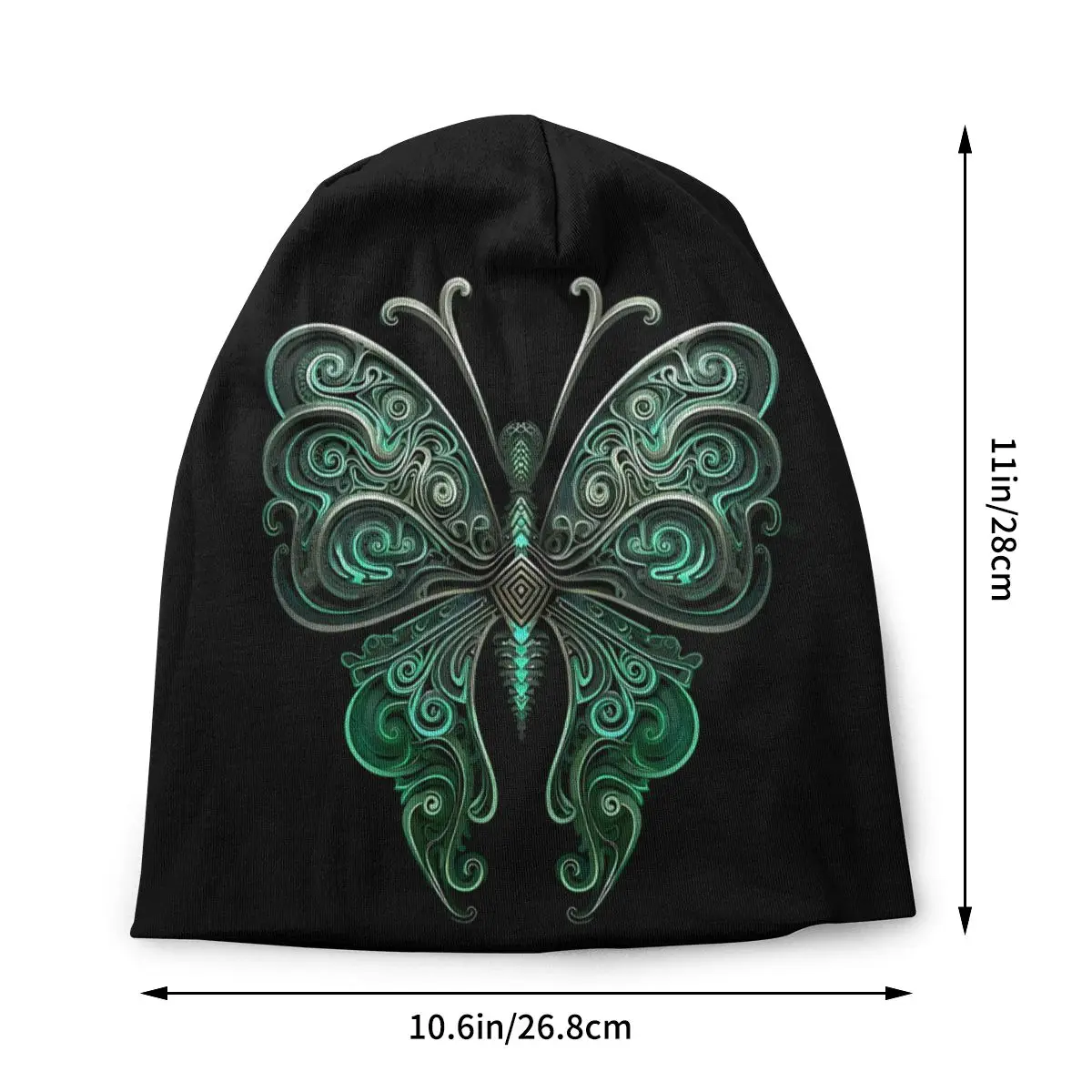 Celtic Butterfly Mechanical Turquoise Bonnet Homme Sport Thin Skullies Beanies Caps Style Hats