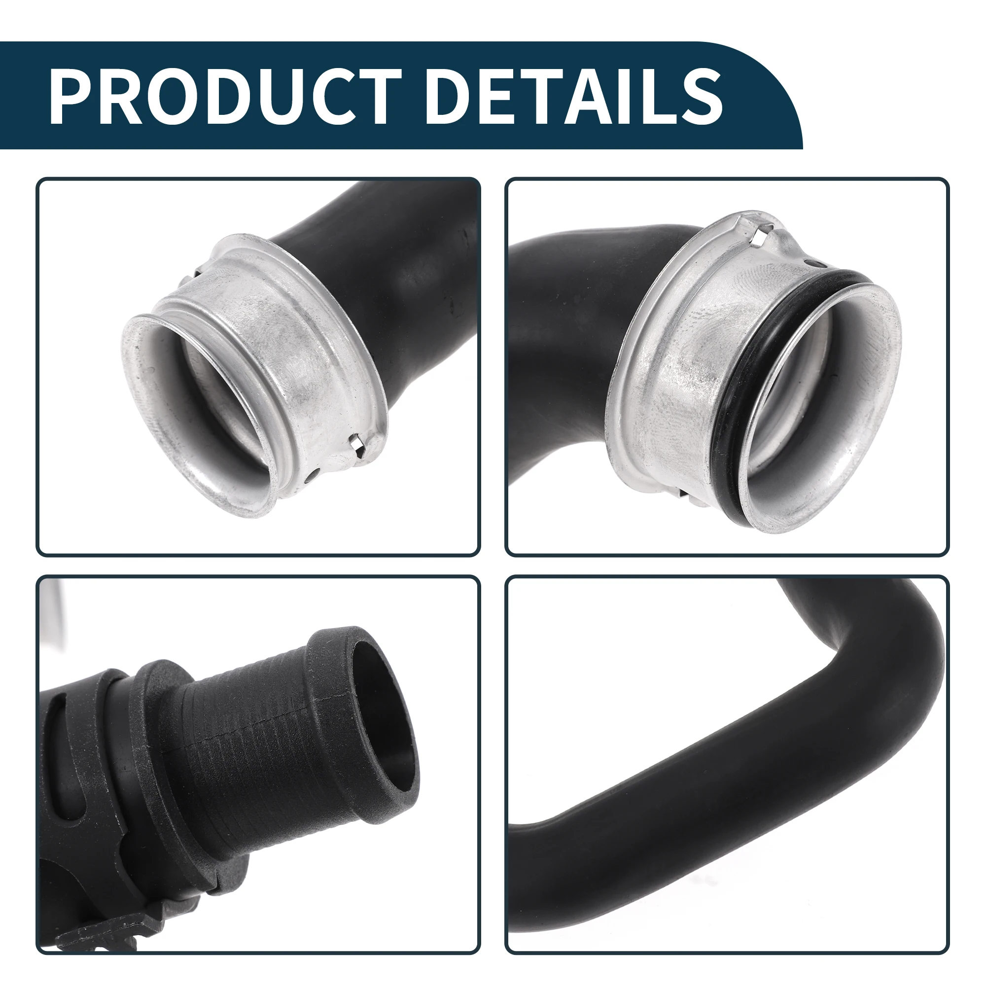 UXCELL ท่อหม้อน้ําสําหรับ Mercedes-Benz E350 3.5 2009-2013 ซีลอย่างดี No.A 2045013782   ท่อน้ําหล่อเย็นท่อน้ําหล่อเย็นล่าง
