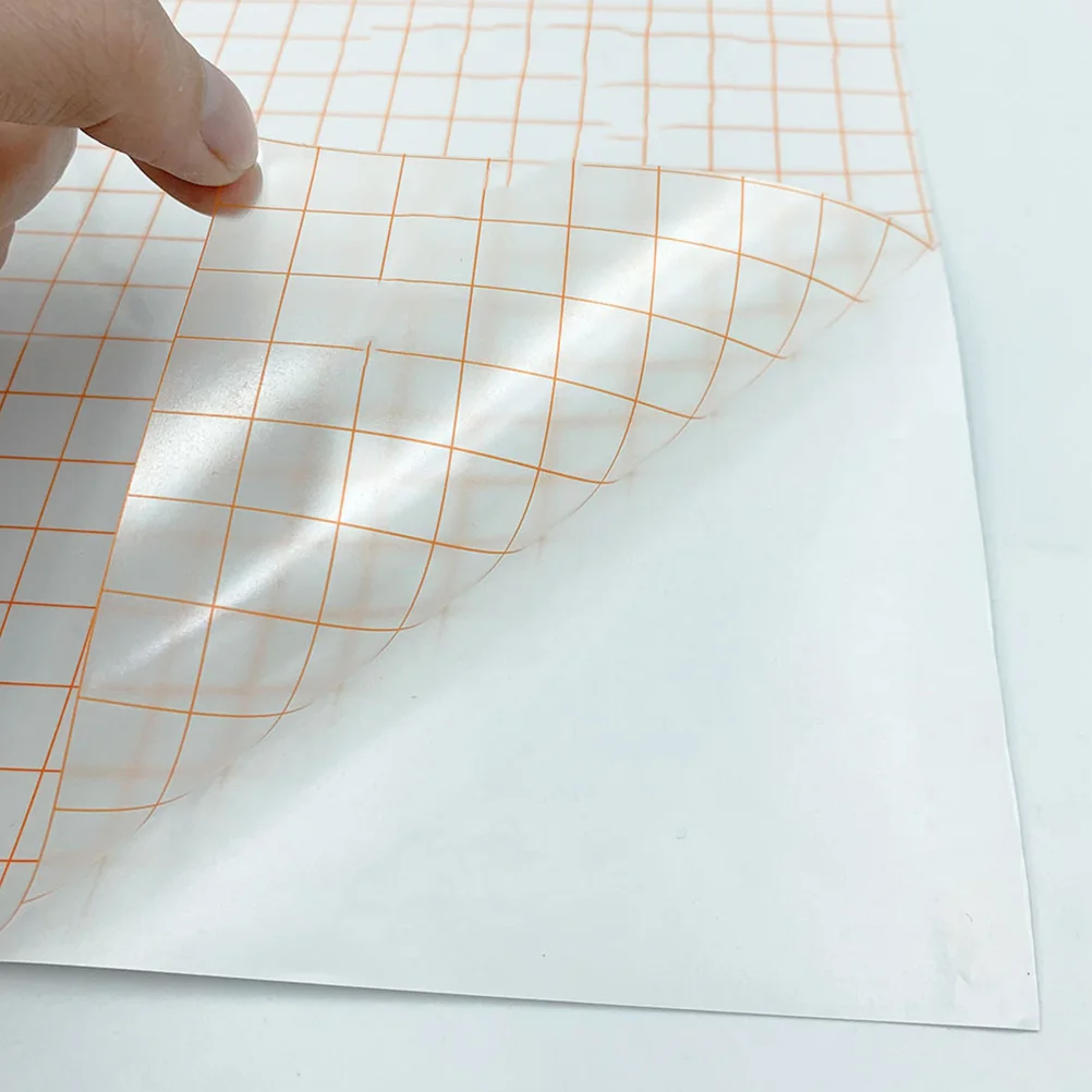 

4Sheets Vinyl Transfer Film Clear Masking Tape for Cars PET Paint Adhesive SelfAdhesiveStickers ApplicationTape