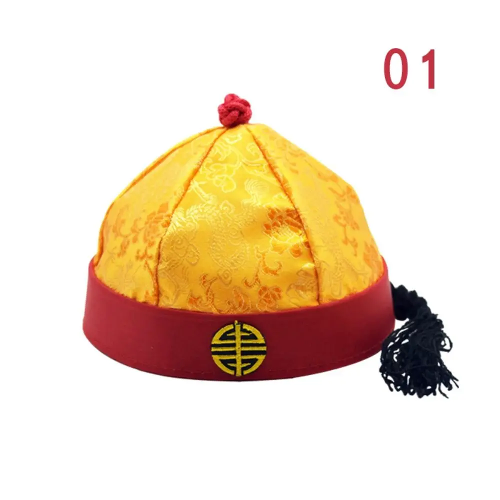 Topi anak Cina kuno Dinasti topi antik Cosplay Beijing kostum Opera topi tradisional Tang setelan aksesoris