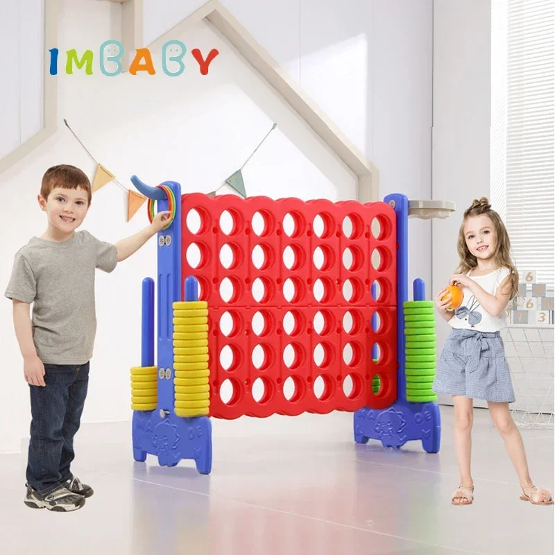 IMBABY Children's Indoor Party Games Plastic Puzzle Chess Outdoor Ttoysr Ches Basketbal Sports Connect In Kids Early Educational