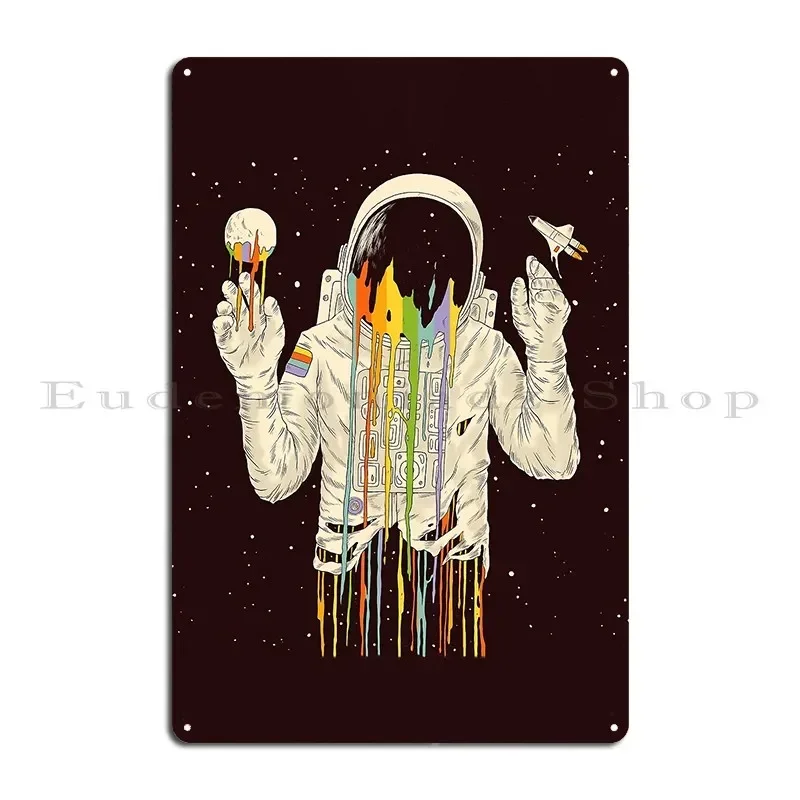 A Dreamful Existence Metal Sign PaintingCustomized Cave Garage Wall Cave Tin Sign Poster
