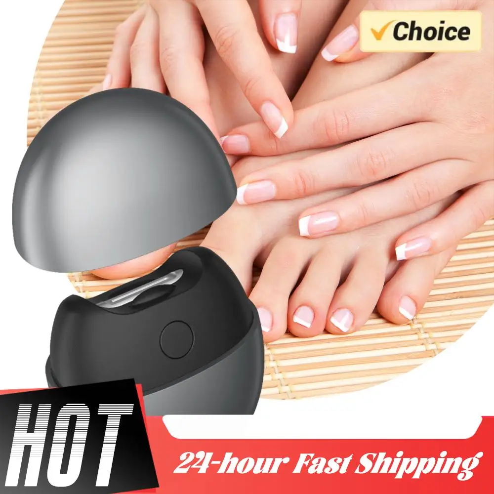 

Electric Rechargeable Nail Cutter with Light and Scraps Storage Rechargeable Fingernail Trimmer for Children Adults and Elderly