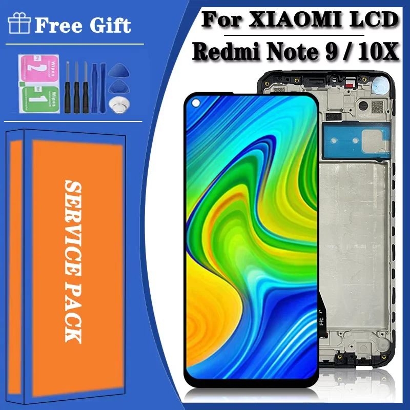 

6.53" Original For Xiaomi Redmi Note 9 M2003J15SC LCD Display Screen Replacement For Redmi 10X 4G LCD M2003J15SC Display