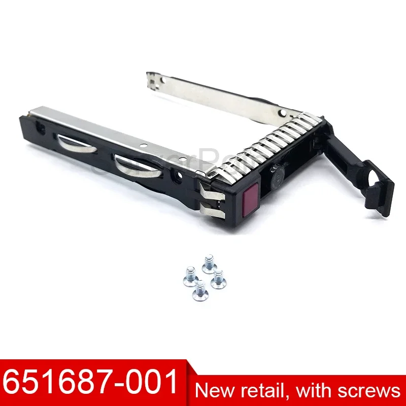 

10PCS/Lot 2.5 inch New Hard Drive Bracket 651687-001 SAS SATA Caddy Tray For HP 2.5" G8 G9 G10 DL388 DL380 DL360 ML310E ML350E