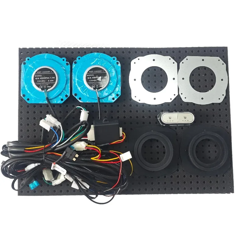 Picture 3: GLE  DC12v Special Control Switch Leather Power Auto Interior Ventilated Cushion Car Seat Cooling System