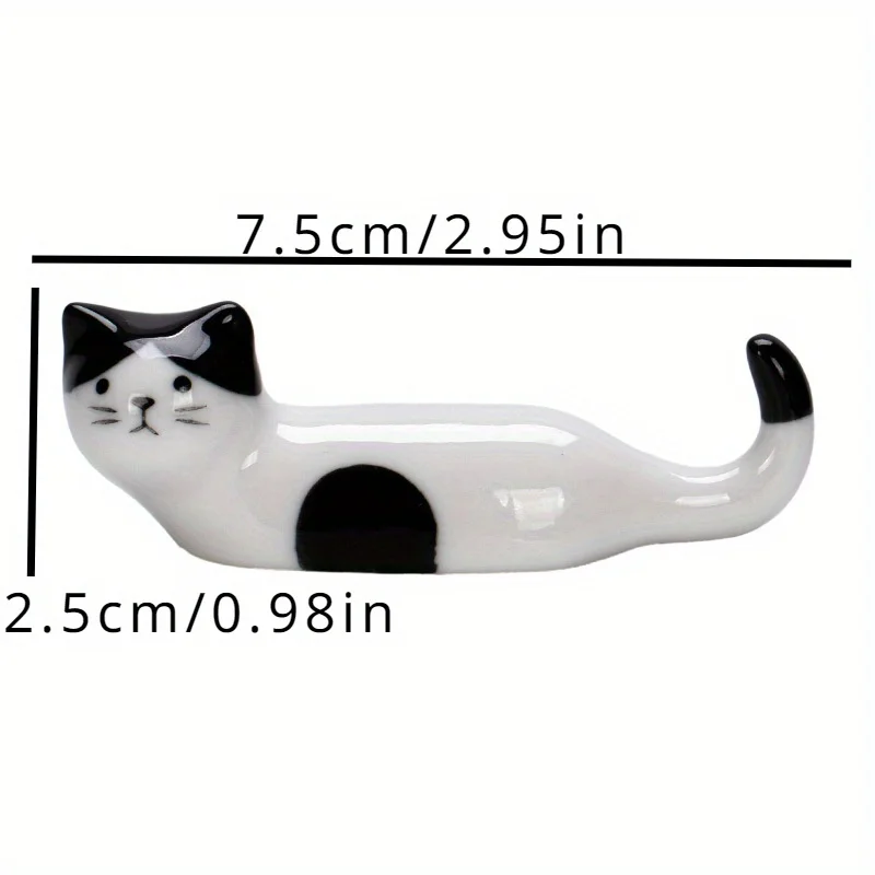 3Pcs/set Charming Ceramic Lucky Cat Figurine - Versatile Home Decor Perfect for Bookshelf Living Room Office