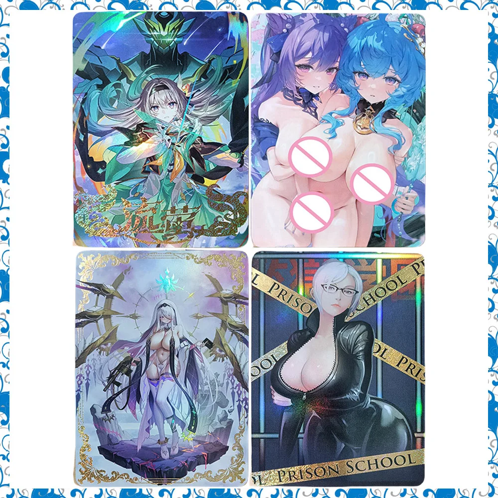 Anime Goddess Story DIY ACG Firefly Keqing Ganyu Mash Kyrielight Collectible Card Boy Games Toys Christmas Birthday Gifts