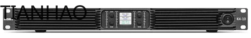 K420 1U 4-Channel 2-Ohm Stable Power Amplifier 2000W Stereo Digital Power Amplifier