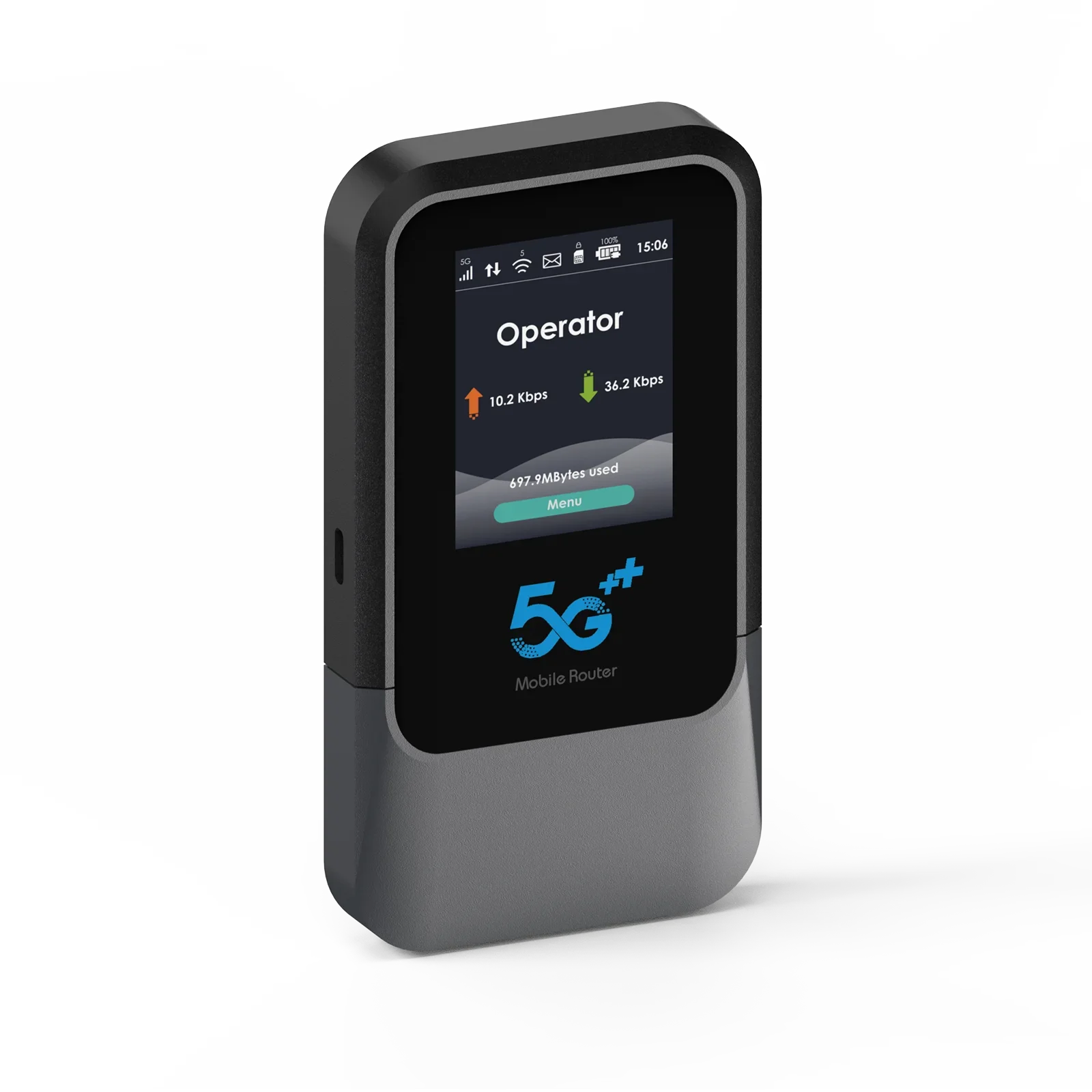 

Portable 5G NR Hotspot Router Type-C USB 3.0 Nano-SIM Card Slot 900Mbps 11AX APN Dual-Band 5GHz 2.4GHz WiFi Versatile Coverage