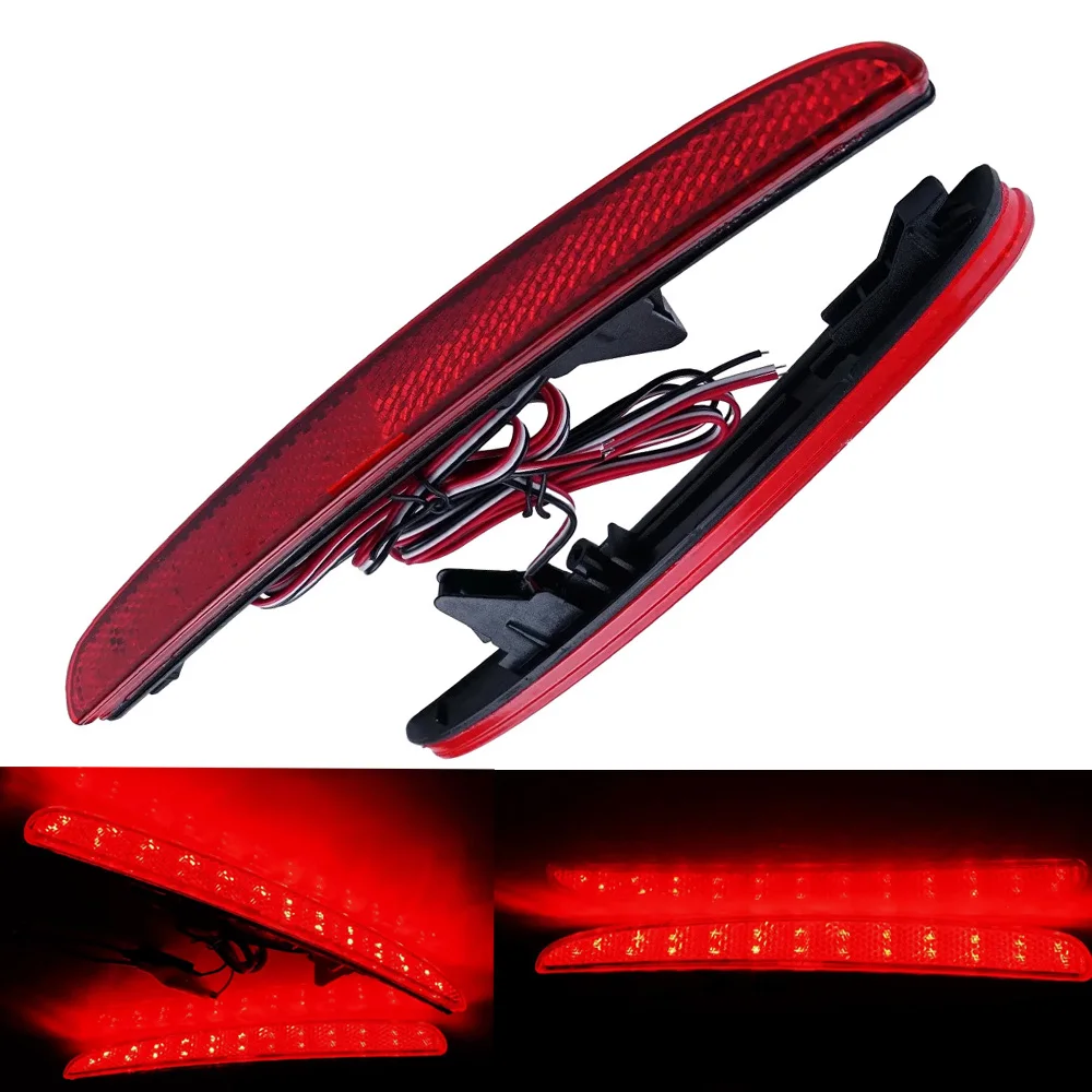 

2 pcs LED Bumper Reflector Tail Stop Lights For Honda Civic X MK X, 5 door Hatchback (FK) 2016+ 33555TDJJ01 33505TDJJ01 ﻿