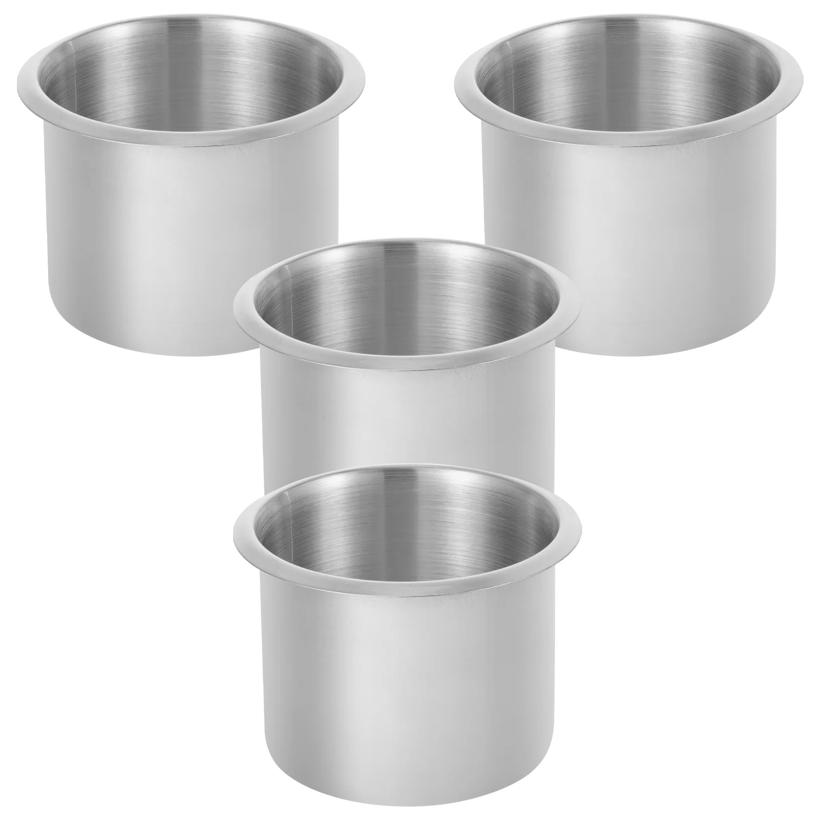 

4 Pcs Drink Cup Holder Easy Installation Holders for Your Car Drinks RV Can Insert Stainless Steel Recliner-Handles Efficient