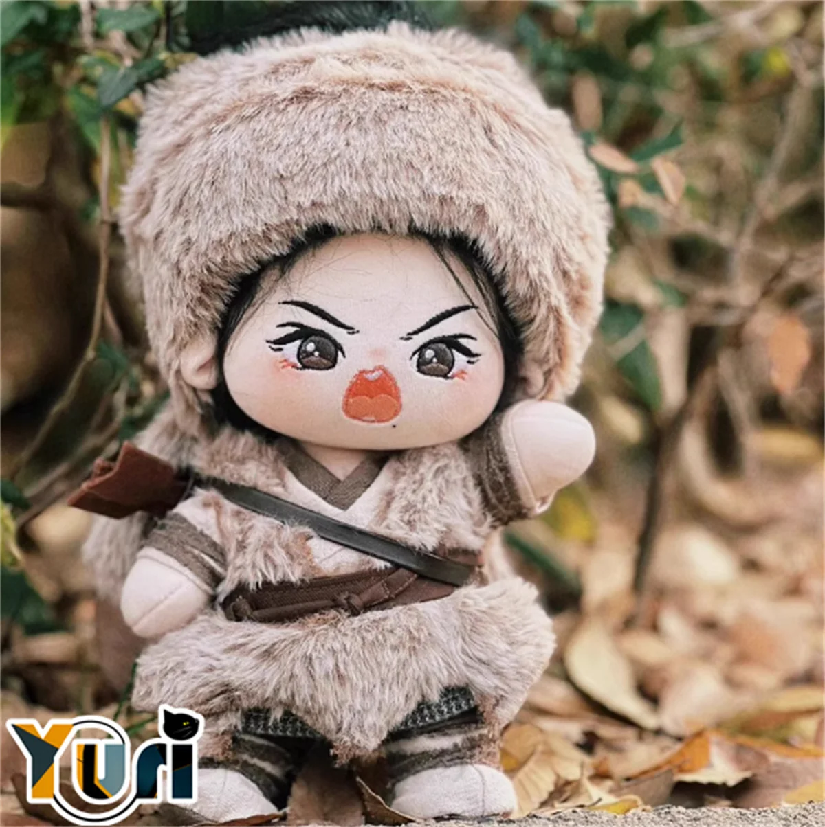 Yuri Xiao Zhan Idol 2025 Film La Leggenda degli Eroi Condor Guo Jing 20 cm Peluche Bambola Con Scheletro Giocattoli Carino Cosplay Fan Regalo