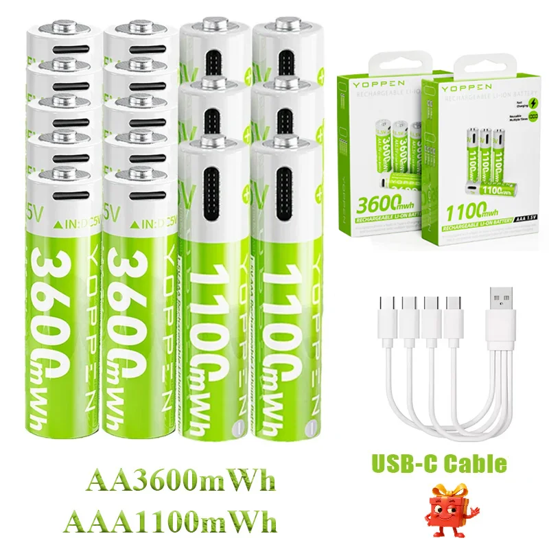 1.5V Aa Rechargeabl…