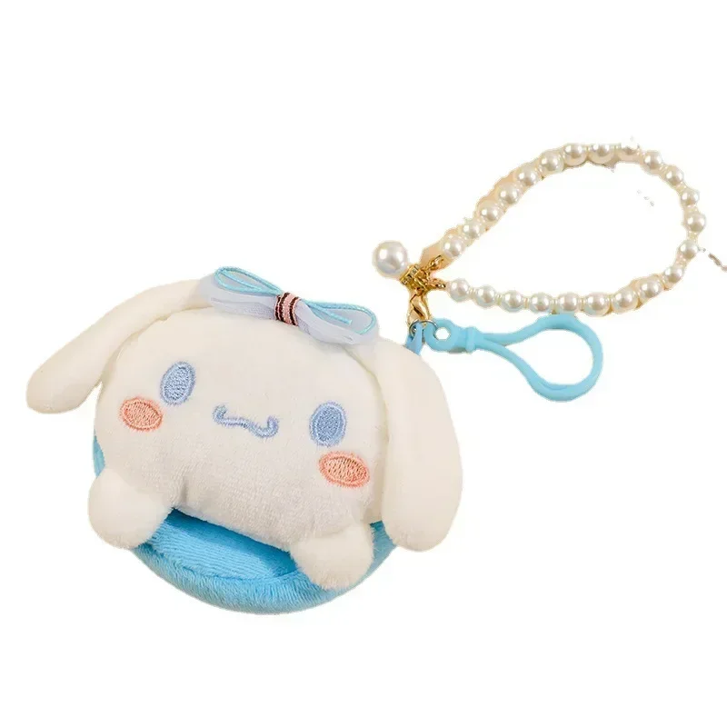 Cinnamoroll Kuromi Anime Kawaii Sanrio Ins Borsa creativa in peluche Simpatico cartone animato My Melody Doll Portachiavi Ciondolo Regali per bambini