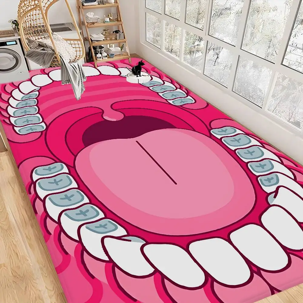 The Dentist Tooth Floor Mat Rectangle Anti-slip Home Soft Badmat Front Door Indoor Outdoor Mat Hotel Decor Mat