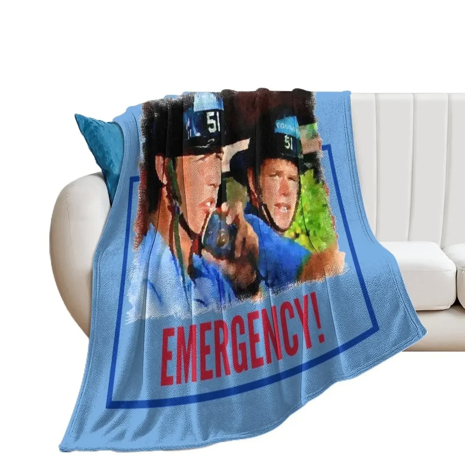 

Emergency Paramedics Throw Blanket Furry Stuffeds bed plaid Loose Blankets