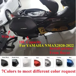 Modified Motorcycle NMAX155 nmax2020-2024 sidebox toolbox saddle Bag Side Box Luggage case with led for nmax125 150 2021-2024