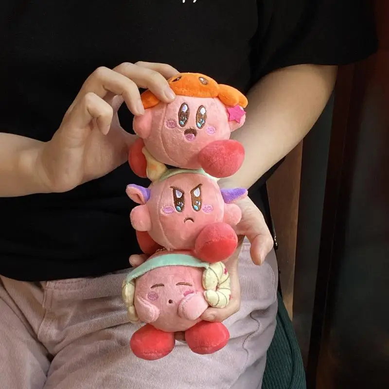 Kawaii Cute Kirby Plush Doll Pendant Key Chain Toy Decorations Bag Accessories Funny Birthday Gifts Girlfriend Gifts For Girls