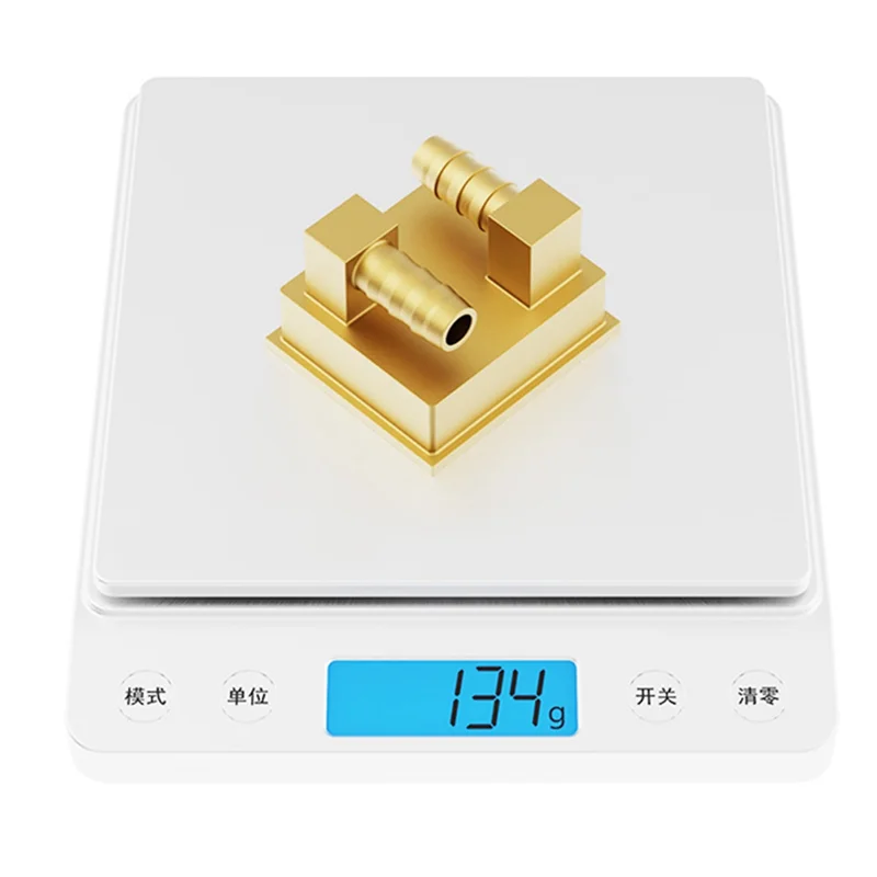 B04B-медный водяной блок SLT-ZT4040 Обработка с ЧПУ Интегрированная сварка Устойчивость к высокому давлению для игровых ПК Охлаждающее здание