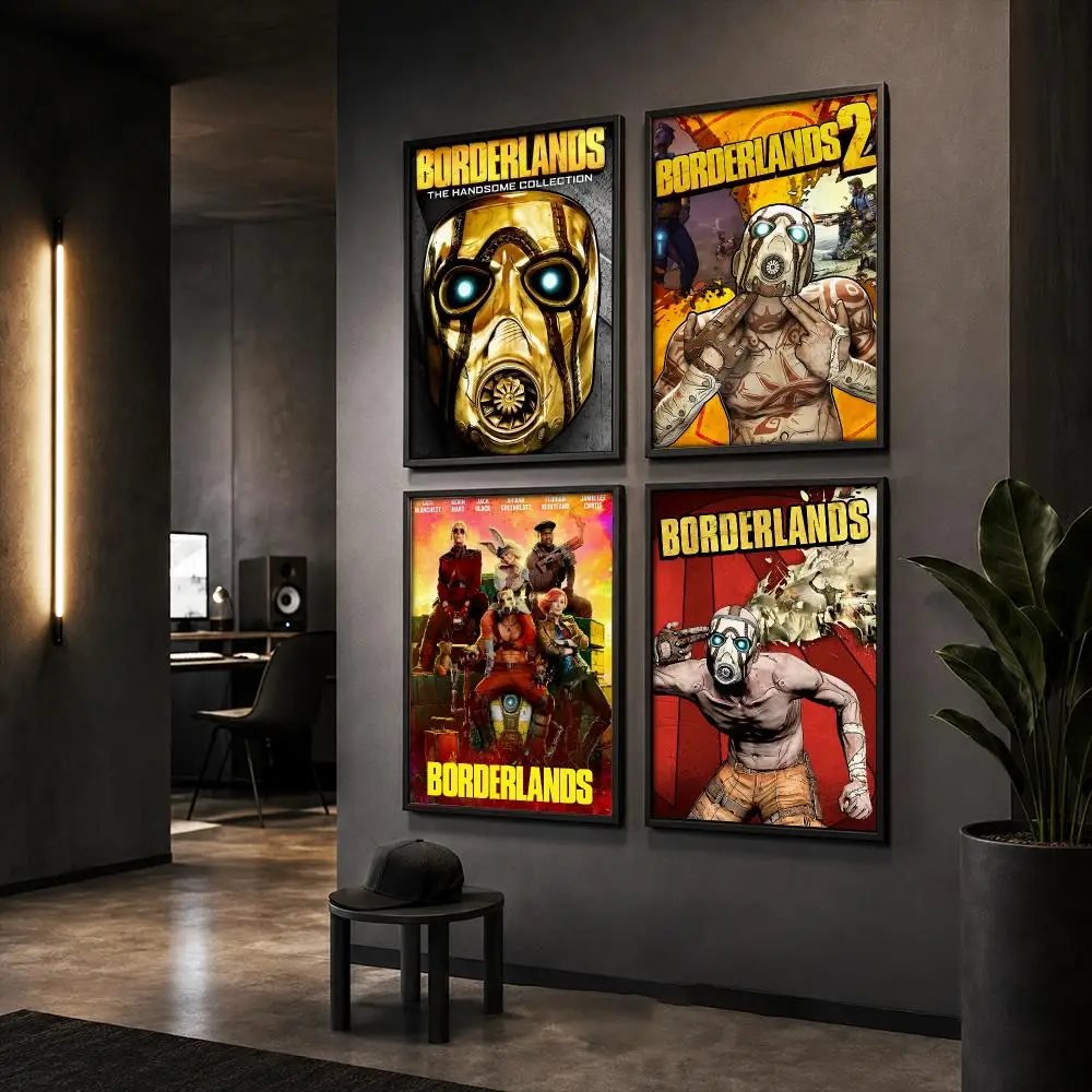 Game B-BORDERLANDS Poster HD Home Wall Stickers House Hallway Living Room Bedroom Bar Office Decor Art Prints