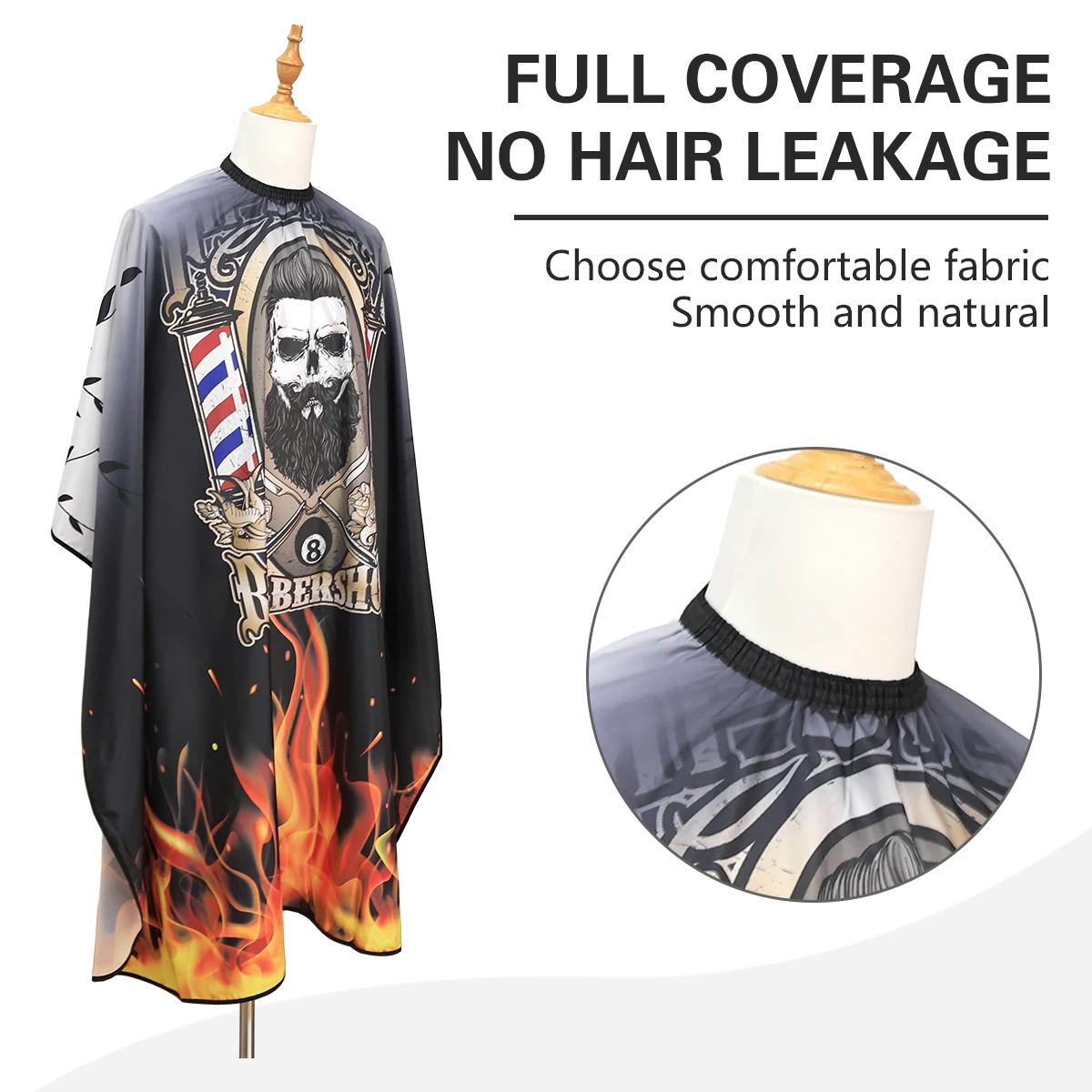 Fashion Hair Cutting Cape Barber Adjustable Snap Closure Apron Anti static Haircut Cloth Hairdressing Shawls Salon Accessories