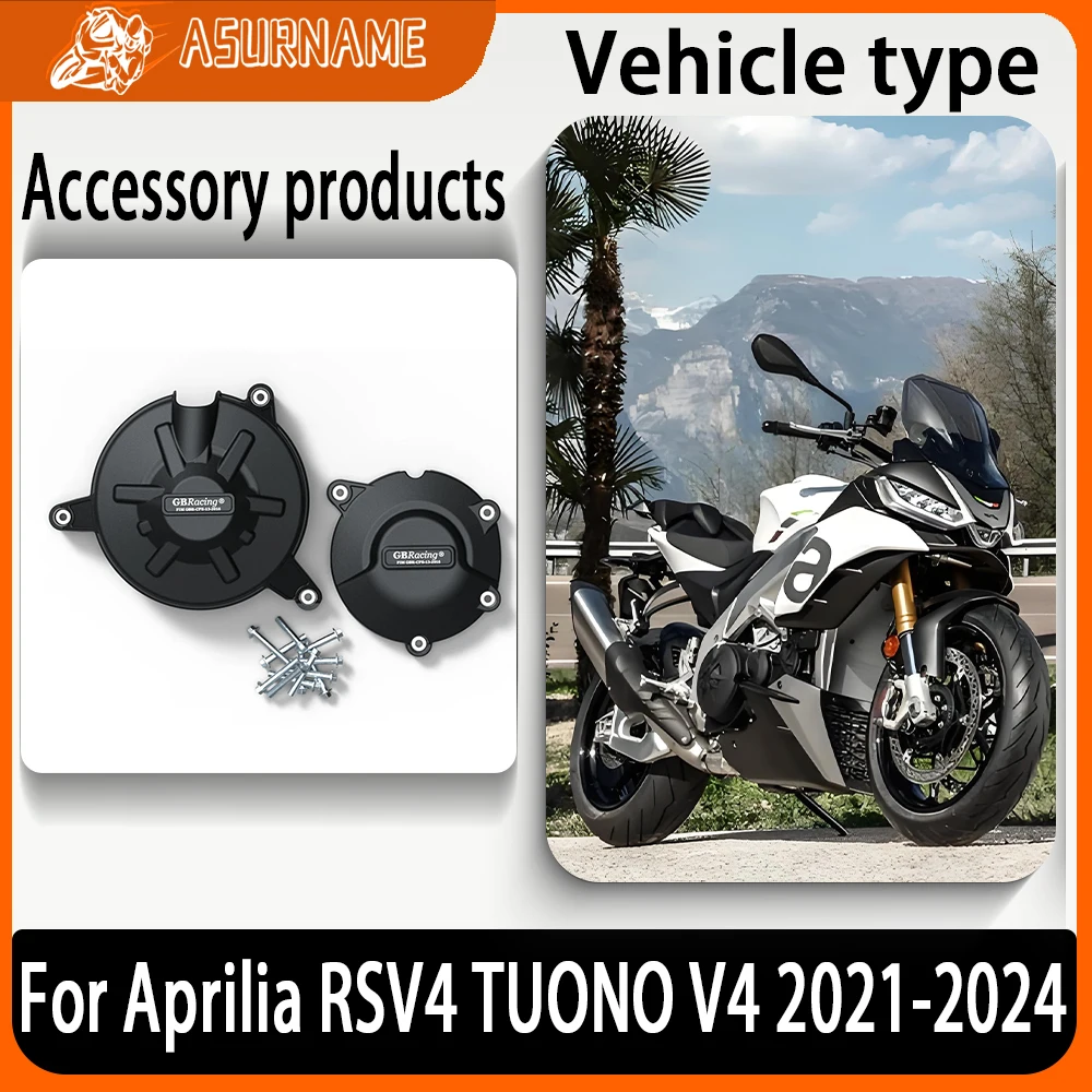 

For Aprilia RSV4 TUONO V4 2021 2022 2023 2024 Motorbike Engine Protection Cover Fall Protection Cover