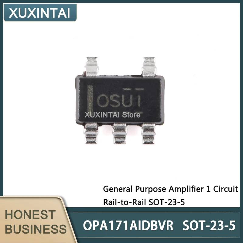 10Pcs/Lot  New Original  OPA171AIDBVR  OPA171 General Purpose Amplifier 1 Circuit Rail-to-Rail SOT-23-5