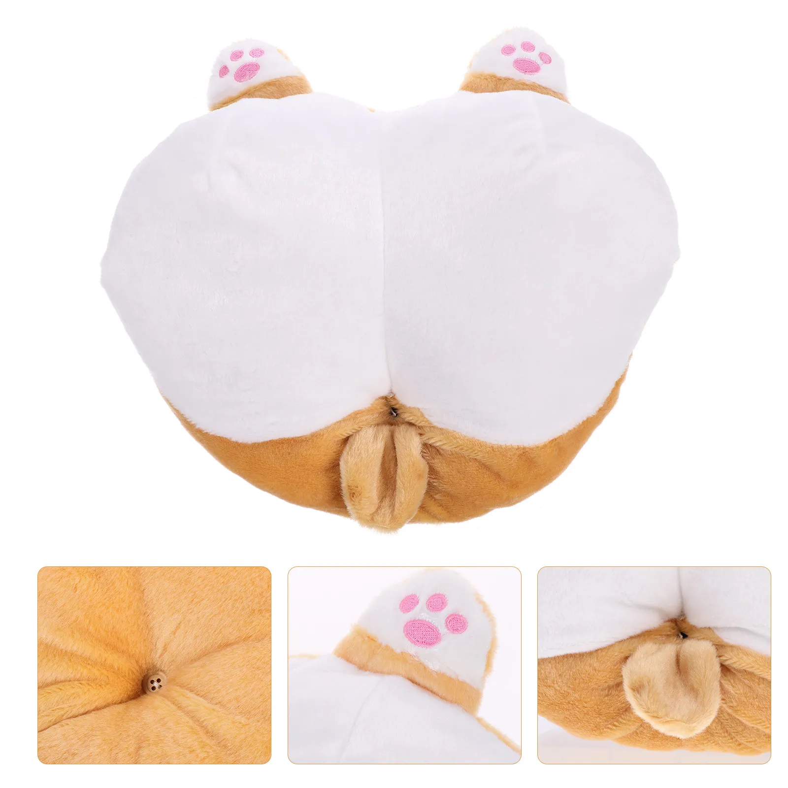

High-Density Dog Buttocks Cushion Comfortable Shape-Retaining Seat Pad for Desk Driving Studying Pregnancy Long Hours Sitting