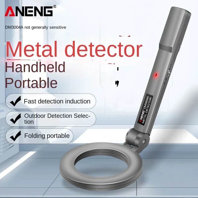 

ANENG DM3004A Metal Detector Hand-held Highly Sensitive Small Examination Room Security Detector Scanning Detection Instrument