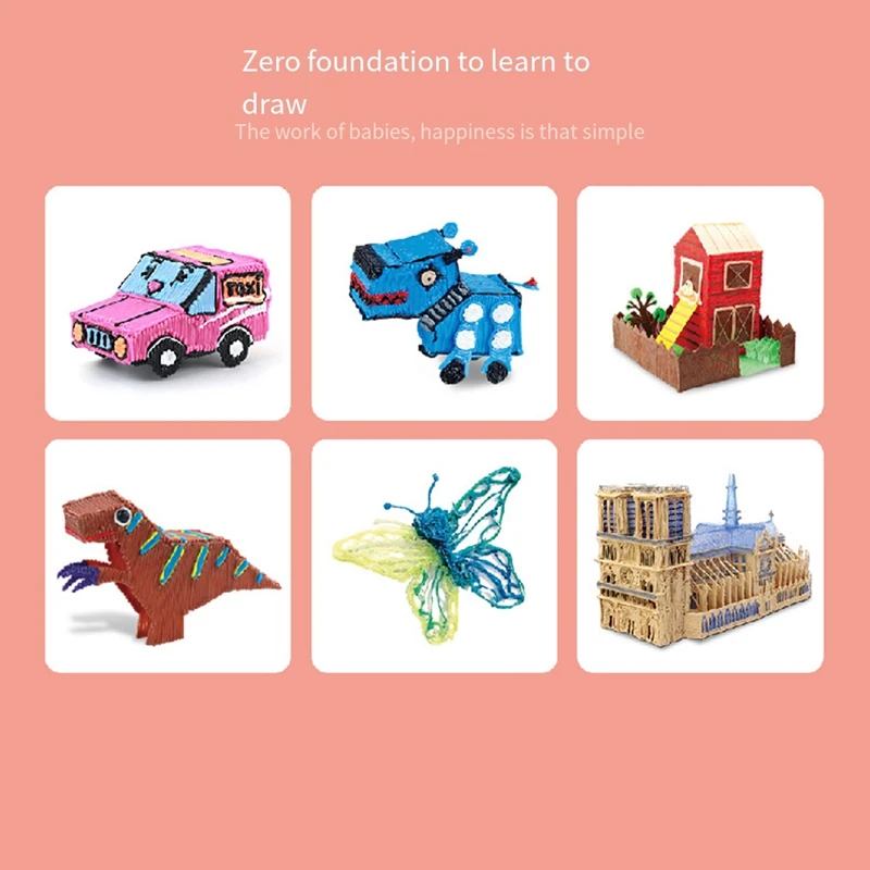 3D High-Temperature Pen DIY Painting Russian USB Model Camouflage With LCD Screen Compatible PLA Filament 3D Printing Pen D