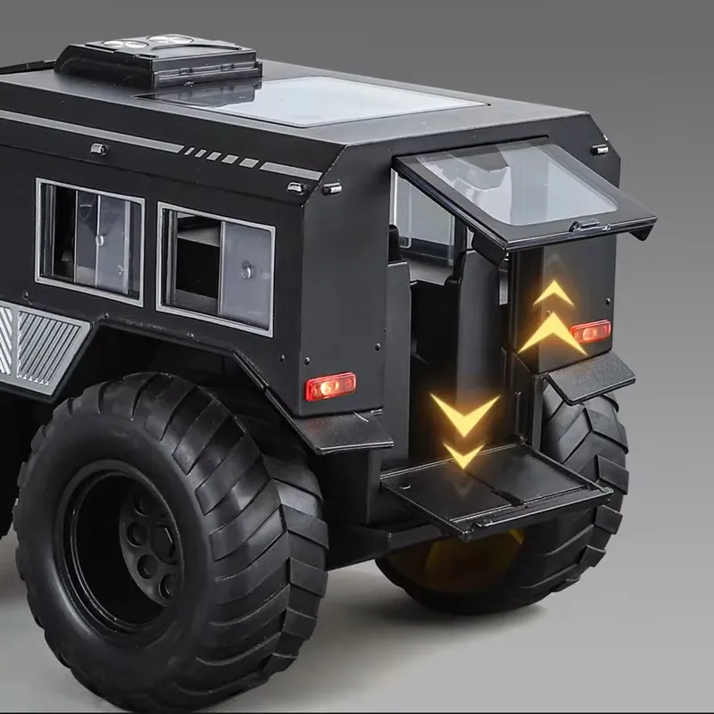 1:24 Sherp Legierung ATV LKW Modell Druckguss Metall All-Terrain-Geländewagen Auto Modell Simulation Sound und Licht Kinder Spielzeug Geschenk